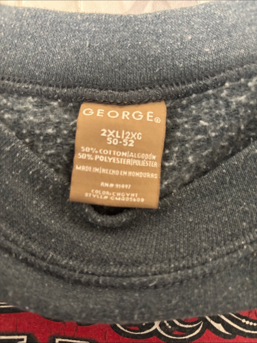 George Charcoal Crewneck Sweater with Whiskey Mountain Graphic - Picture 4 of 4